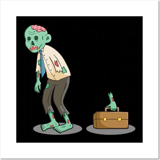 Zombie go to work T-Shirt Posters and Art